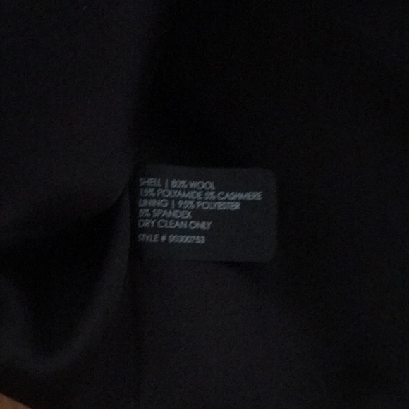 Club Monaco wool black and white checkered plaid skirt - Picture 4 of 5